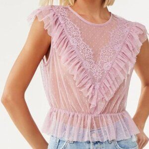 Forever 21 Mesh Shirt NWT Sz S